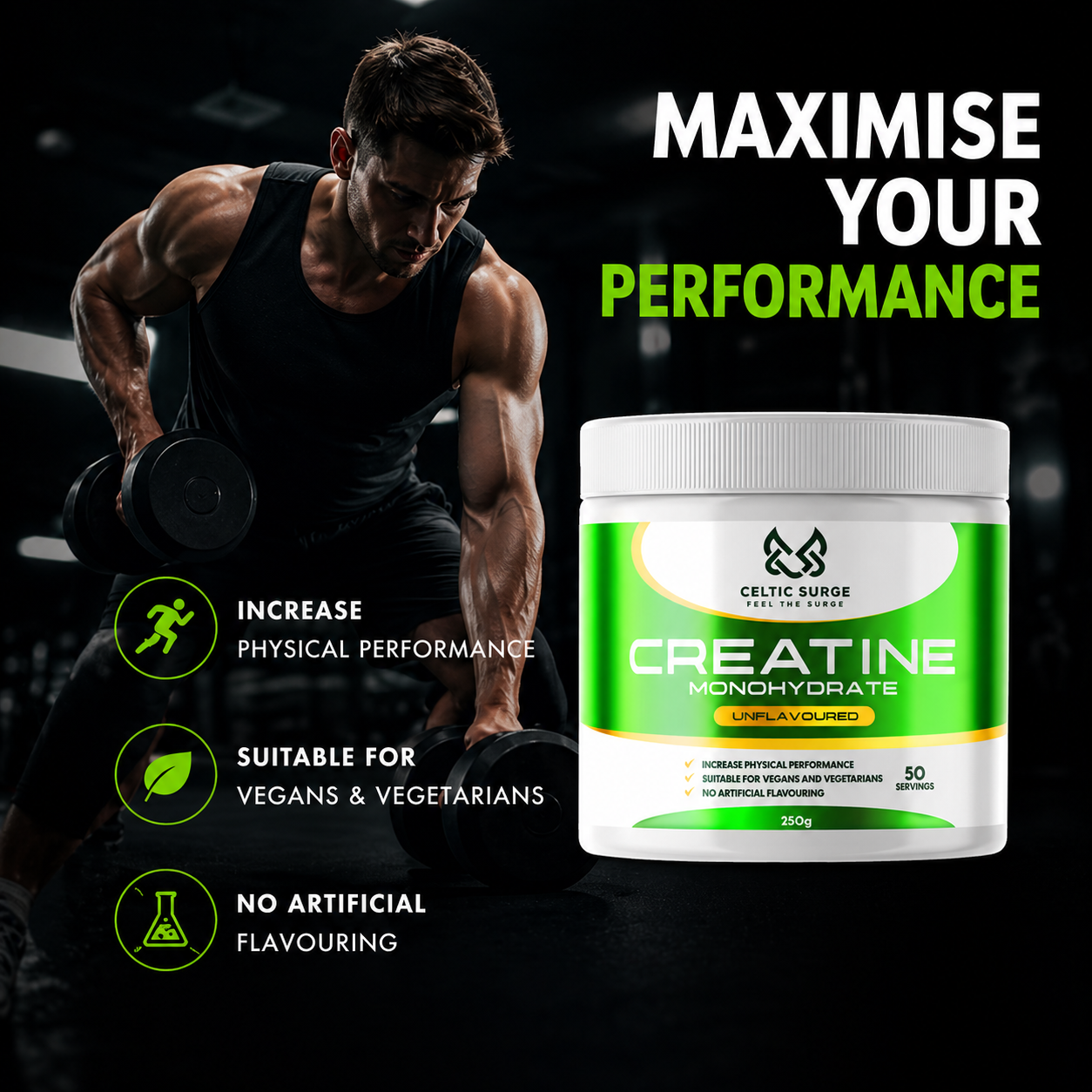 Celtic Surge Creatine Monohydrate
