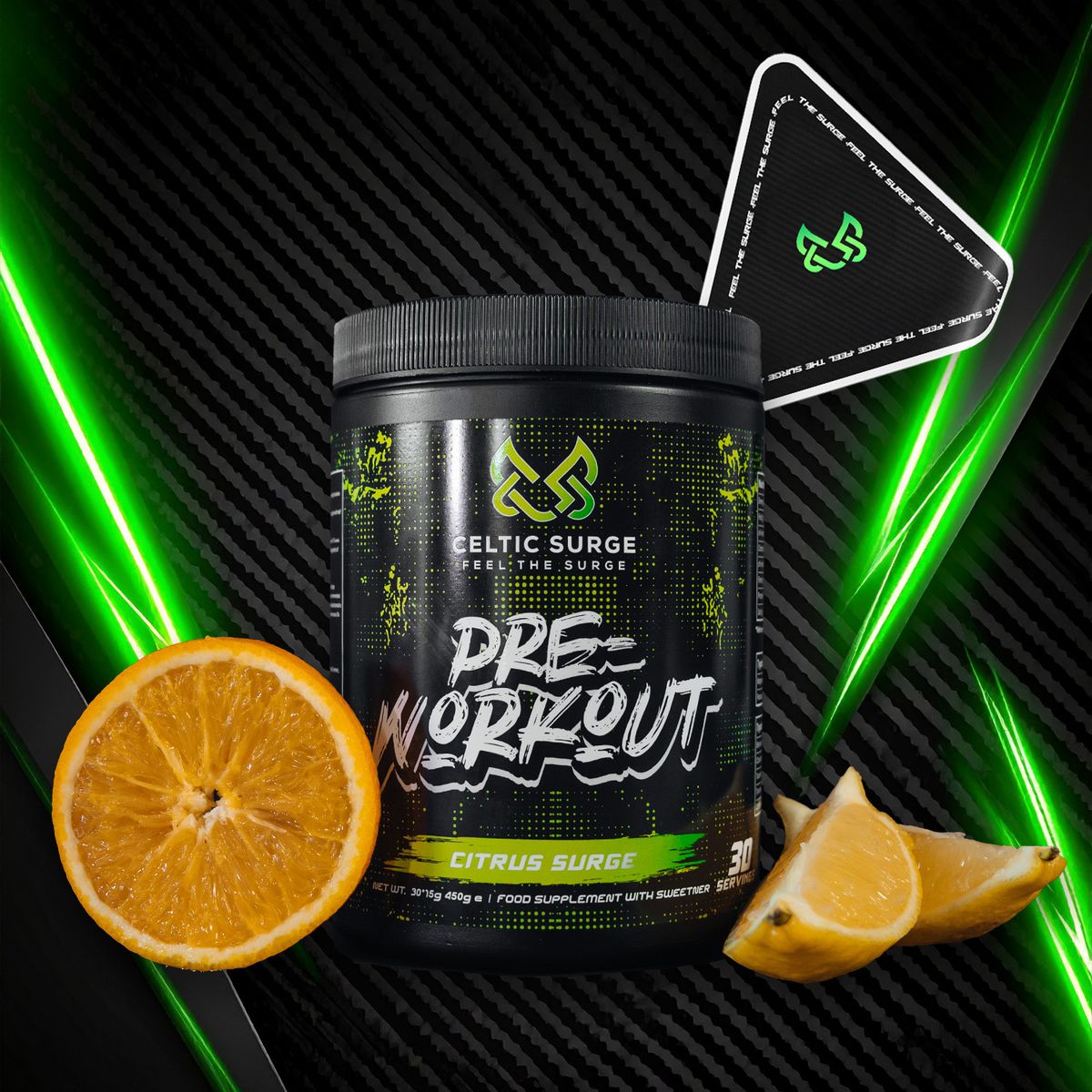 Celtic Surge Pre-Workout — Citrus